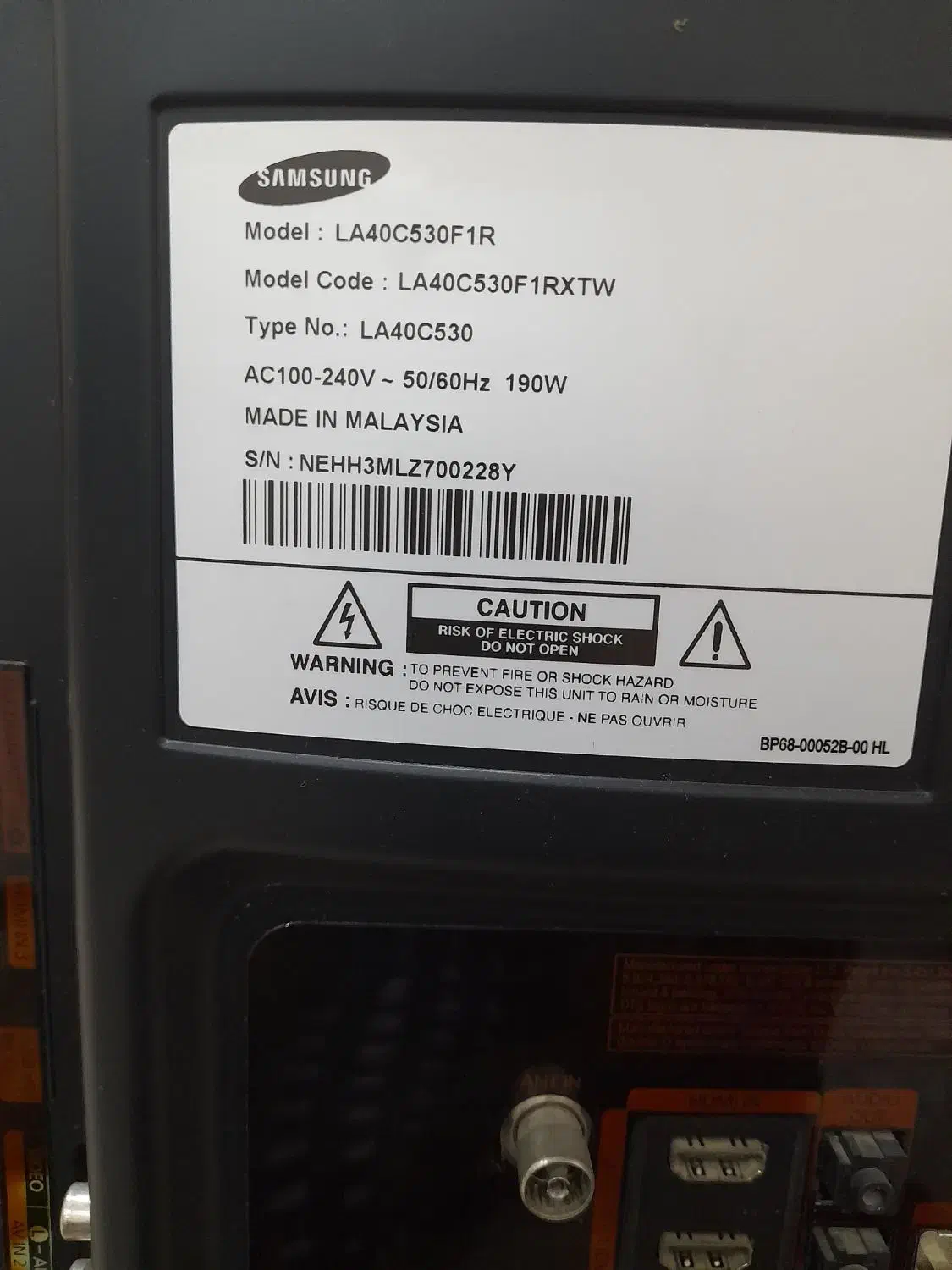 تلویزیون سامسونگ ۴۰ اینچ ال سی دی|تلویزیون و پروژکتور|ری, دیلمان|دیوار