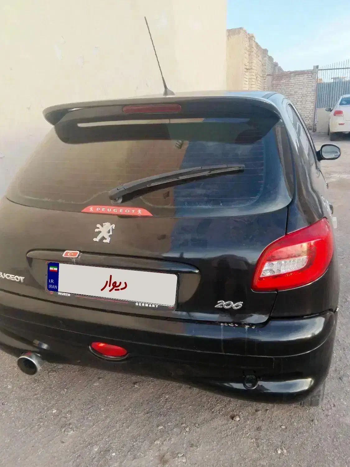 206تیپ 2مدل83|خودرو سواری و وانت|رفسنجان, |دیوار