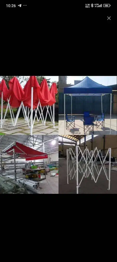 سایبان تاشو زرد برزنت۹الاچیق|کوهنوردی و کمپینگ|تهران, تهرانسر غربی|دیوار