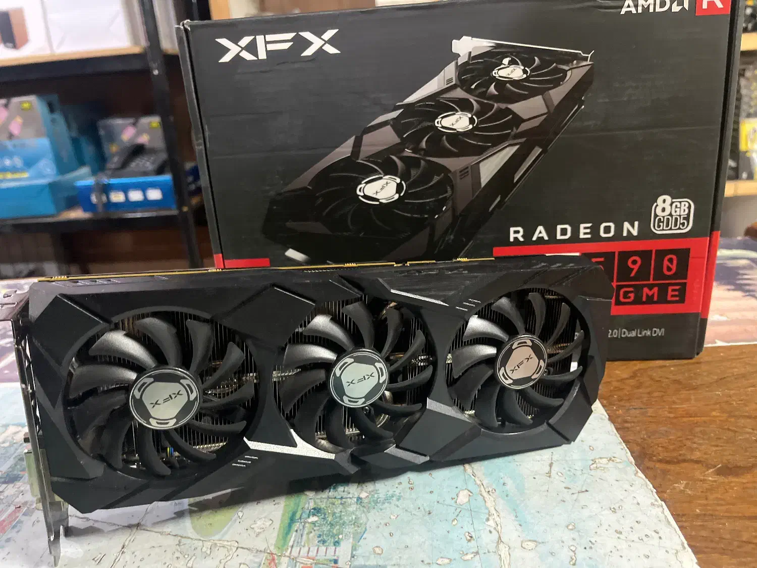 Rx590 3fan xfx|قطعات و لوازم جانبی رایانه|تهران, نجات اللهی|دیوار