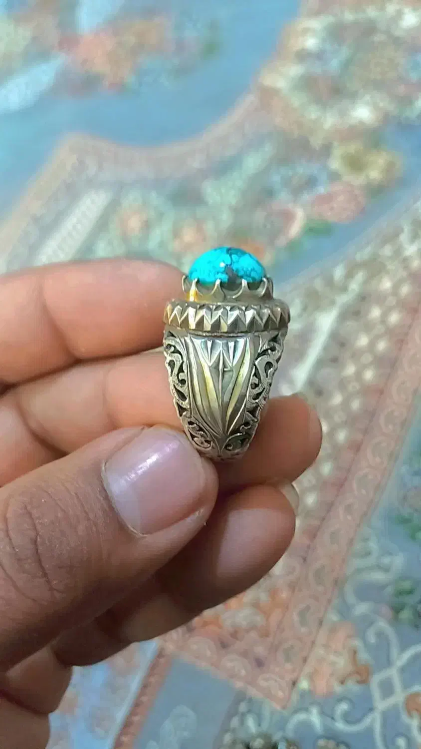 انگشتر فیروزه|جواهرات|اسحاق آباد, |دیوار