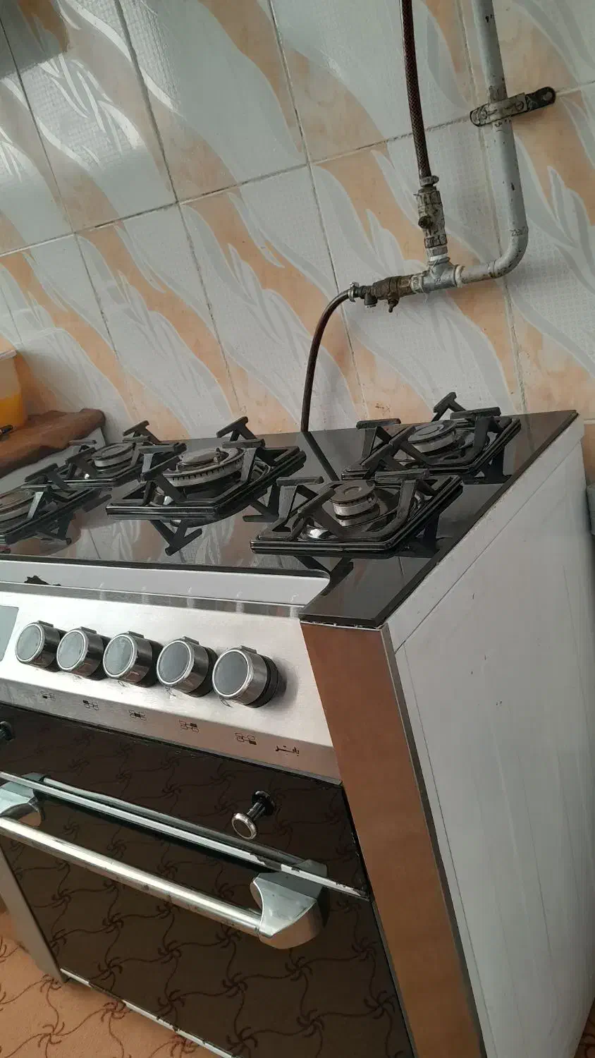 گاز پنج شعله طرح فر|اجاق گاز و لوازم برقی پخت‌وپز|علی‌آباد کتول, |دیوار