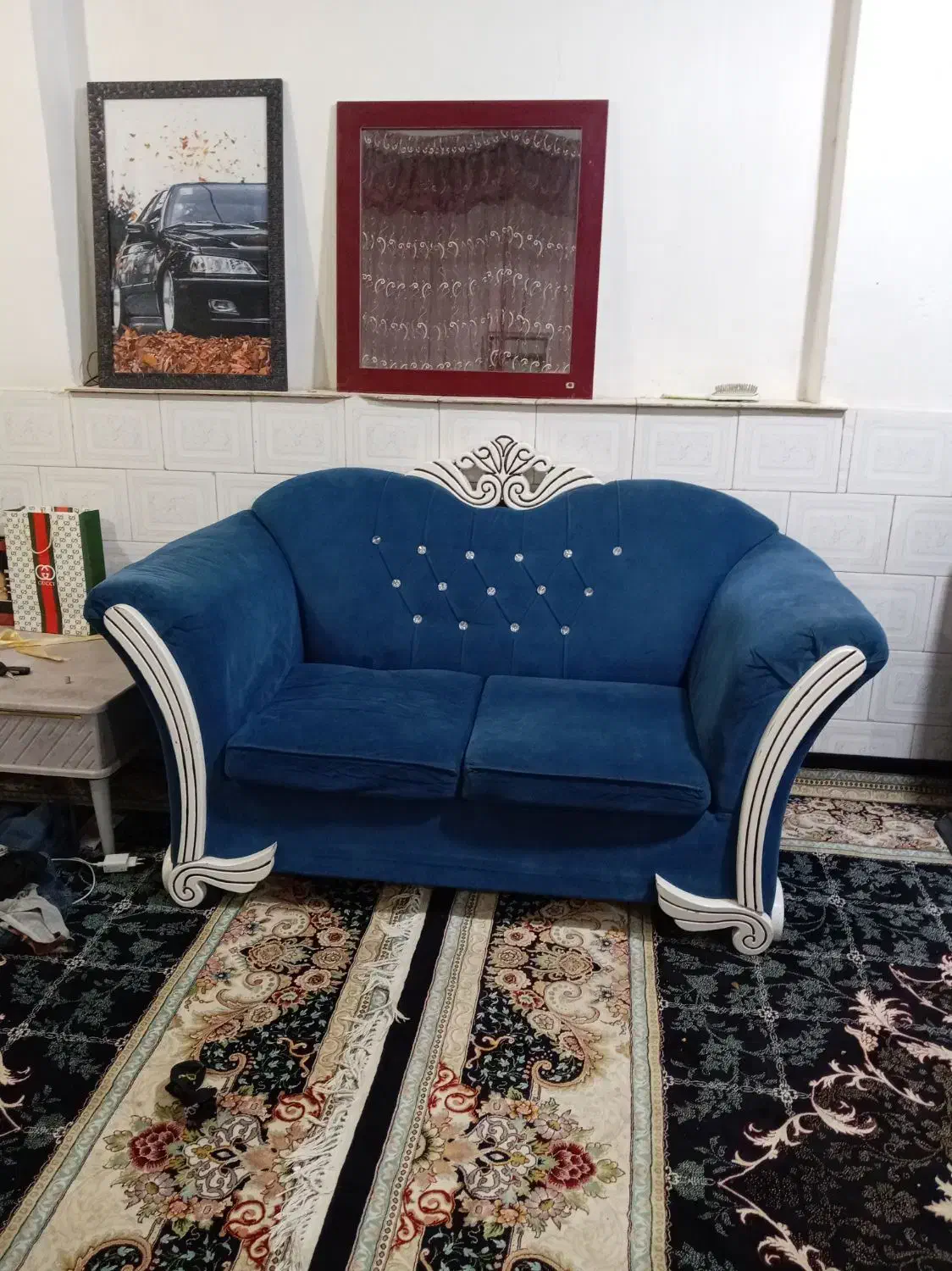 مبل 5نفره|مبلمان خانگی و میز عسلی|سبزوار, شهدا|دیوار