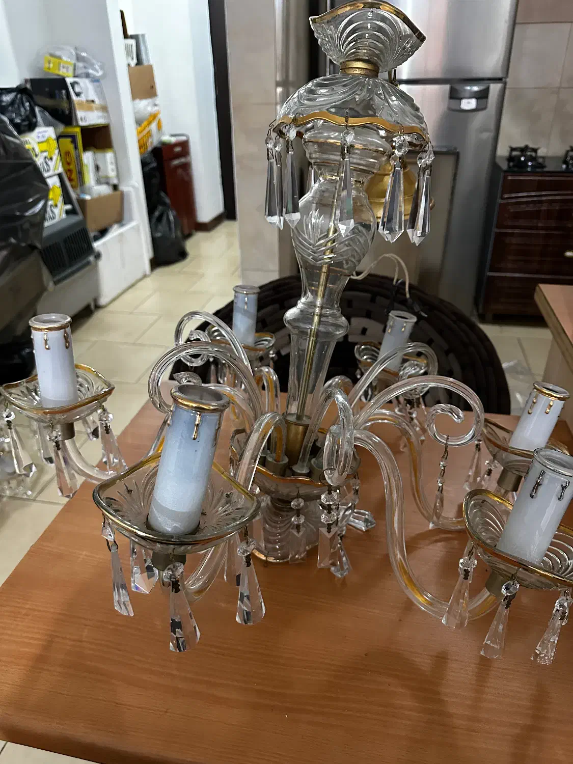 لوستر شیک|لوستر و چراغ آویز|کرج, باغ سیب|دیوار