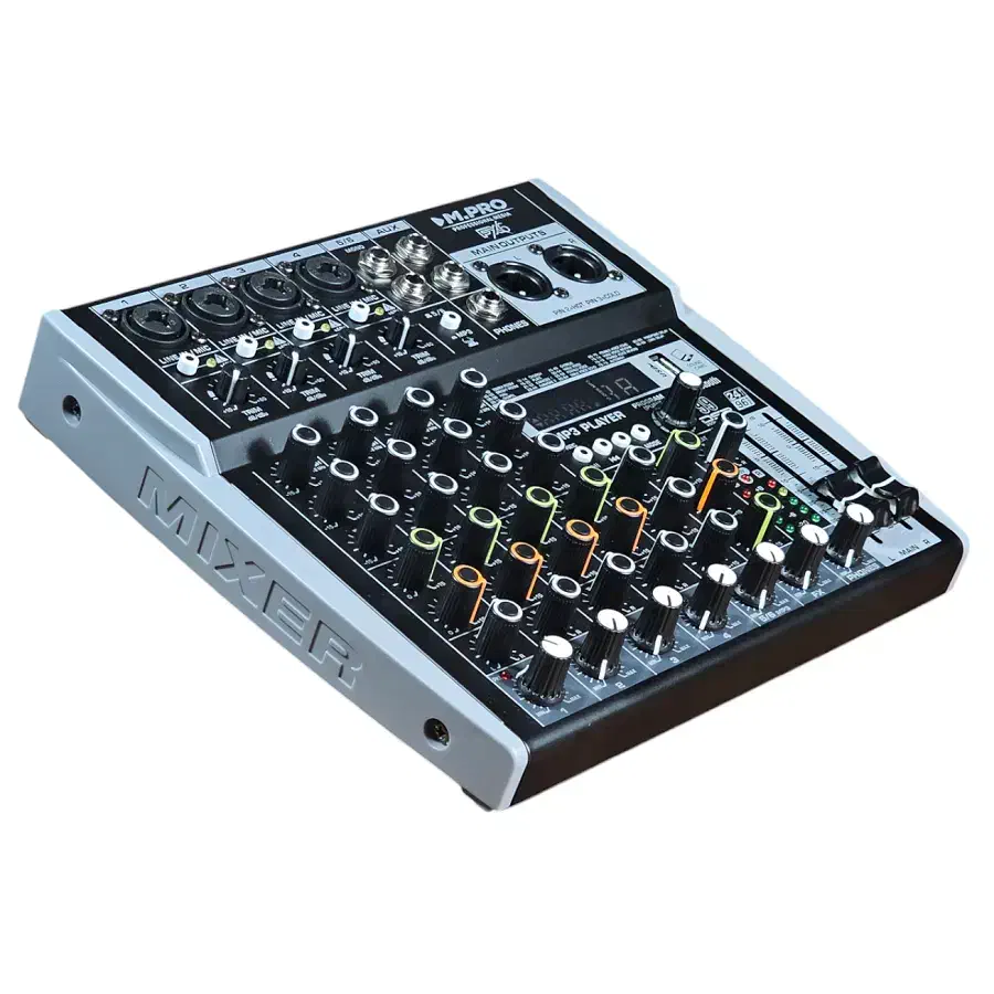 میکسر ۶ و ۸ کانال ام پرو mixer دیجی موسیقی زنده|سیستم صوتی خانگی|مشهد, راه آهن|دیوار