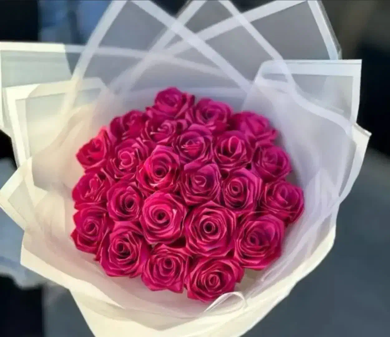 گل جاودان|گل مصنوعی|قم, وادی السلام|دیوار