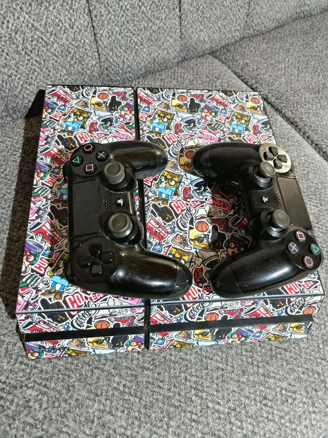 کنسول بازی PS4 فت یک ترا دو دسته|کنسول، بازی ویدئویی و آنلاین|تالش, تالش|دیوار