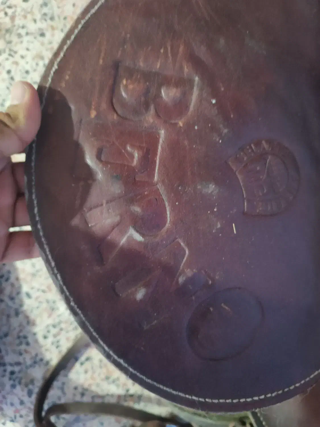 اسب ماده بهمراه زین اسب|حیوانات مزرعه|میمند, |دیوار