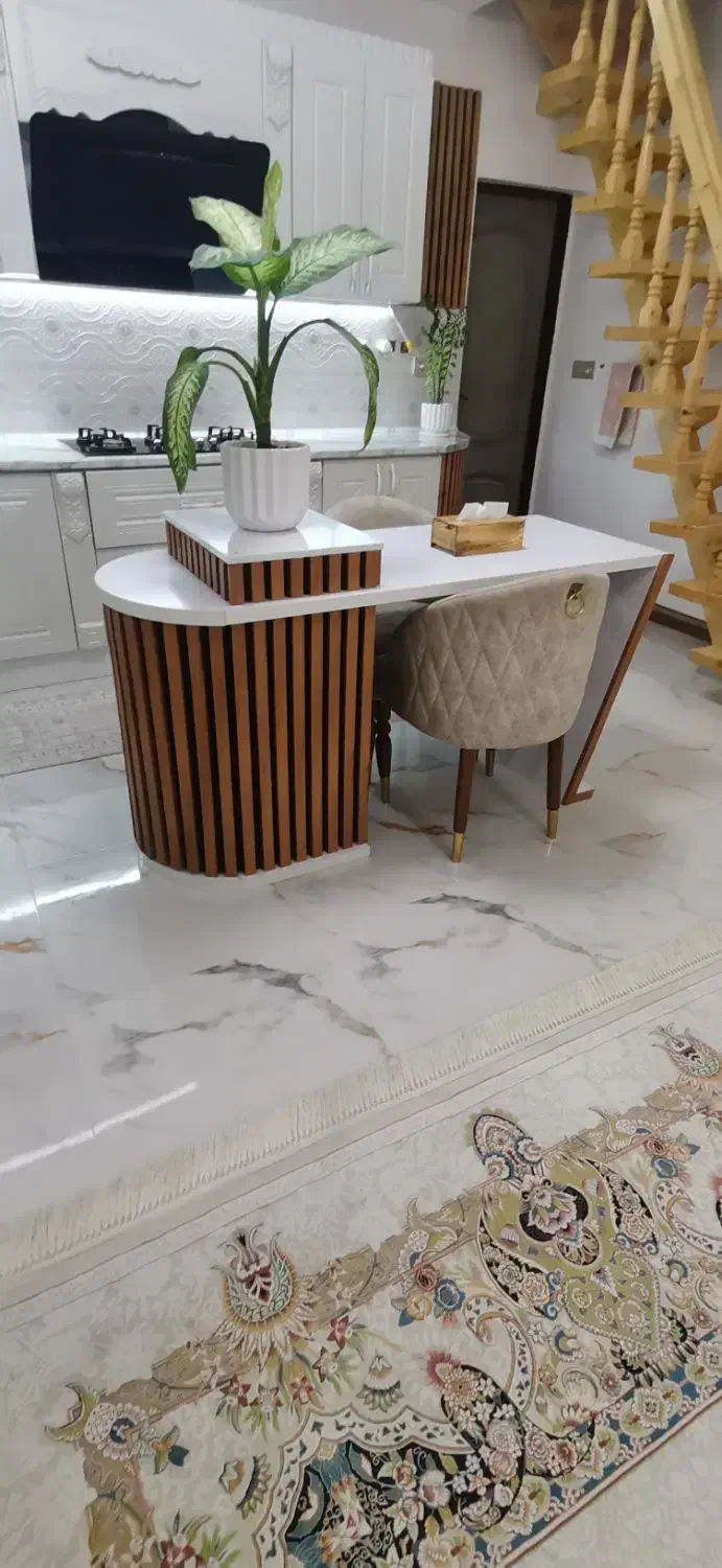 میز جزیره اپن متحرک ۴نفره مدرن و شیک|میز و صندلی غذاخوری|لاهیجان, فیاض|دیوار