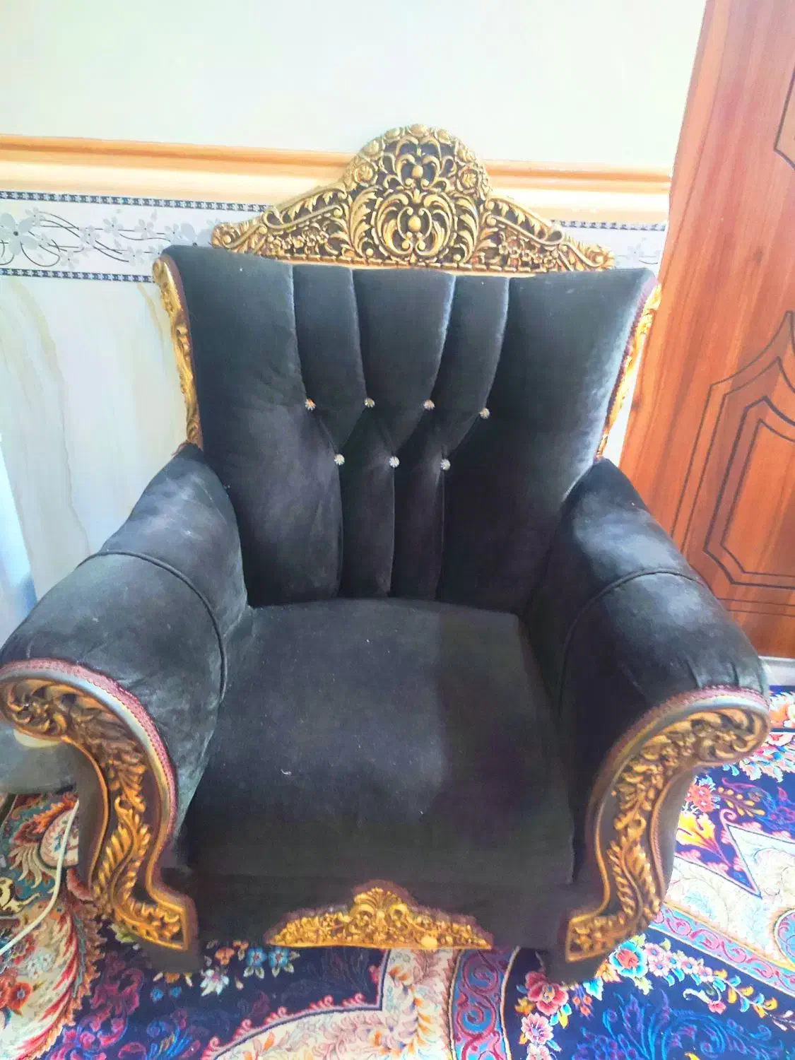 مبل 8 نفره سلطنتی|مبلمان خانگی و میز عسلی|چابهار, |دیوار