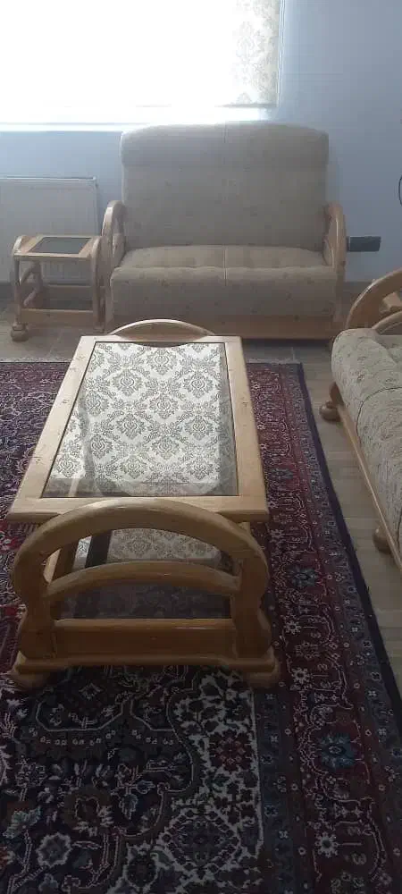 مبل چوبی نراد پارچه ترک|مبلمان خانگی و میز عسلی|رودسر, |دیوار