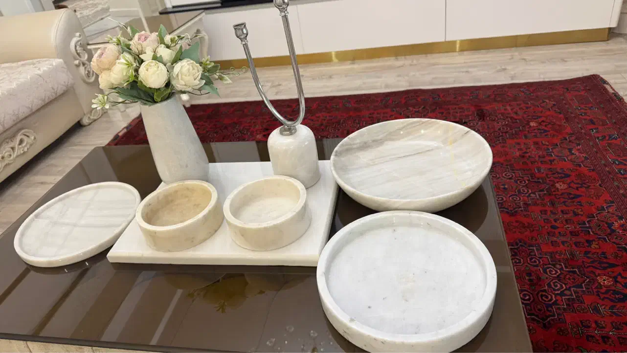 ظروف پذیرایی سنگی|ظروف سرو و پذیرایی|گرمدره, |دیوار