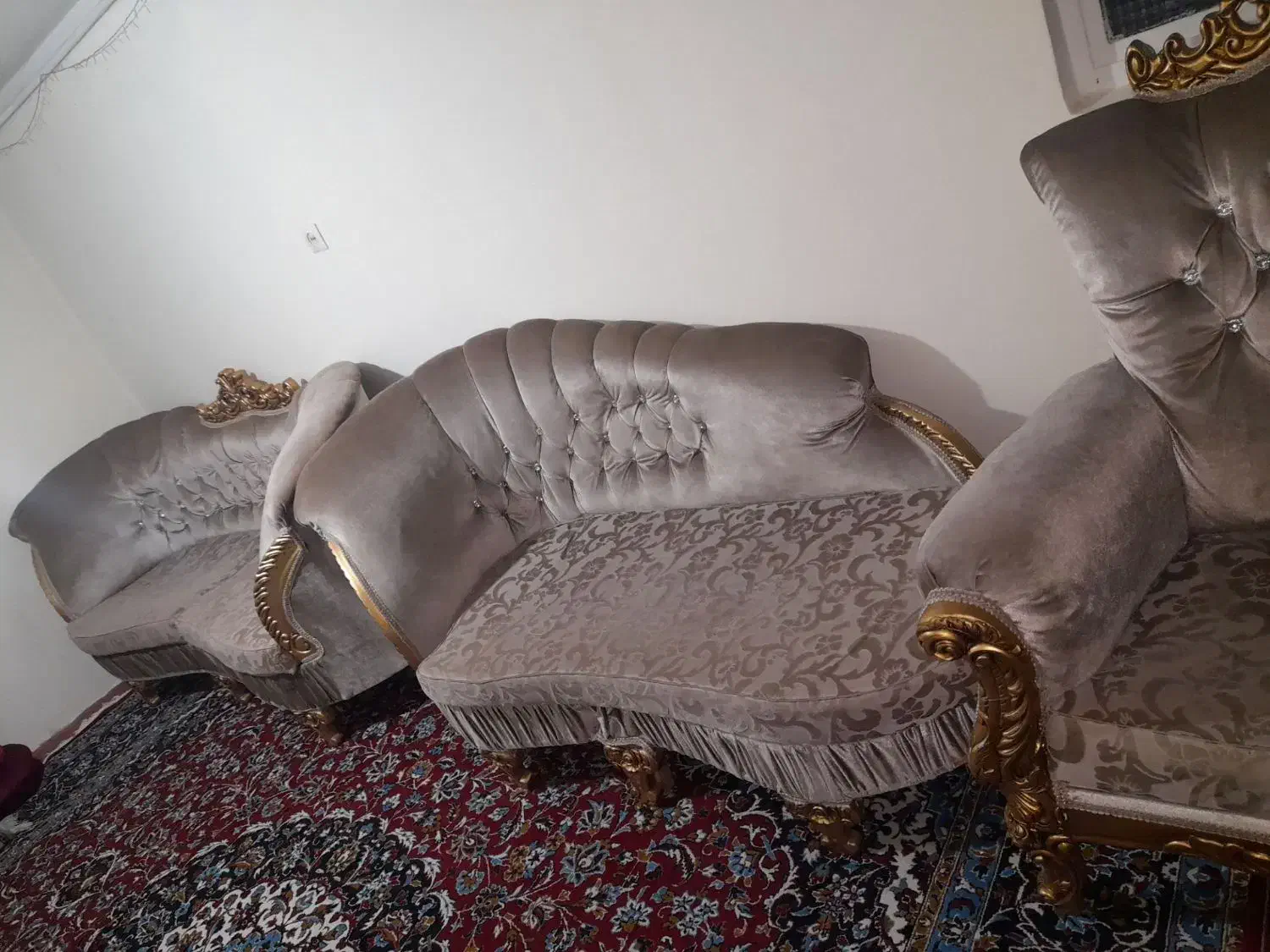 مبل ۷نفره|مبلمان خانگی و میز عسلی|بهار, |دیوار