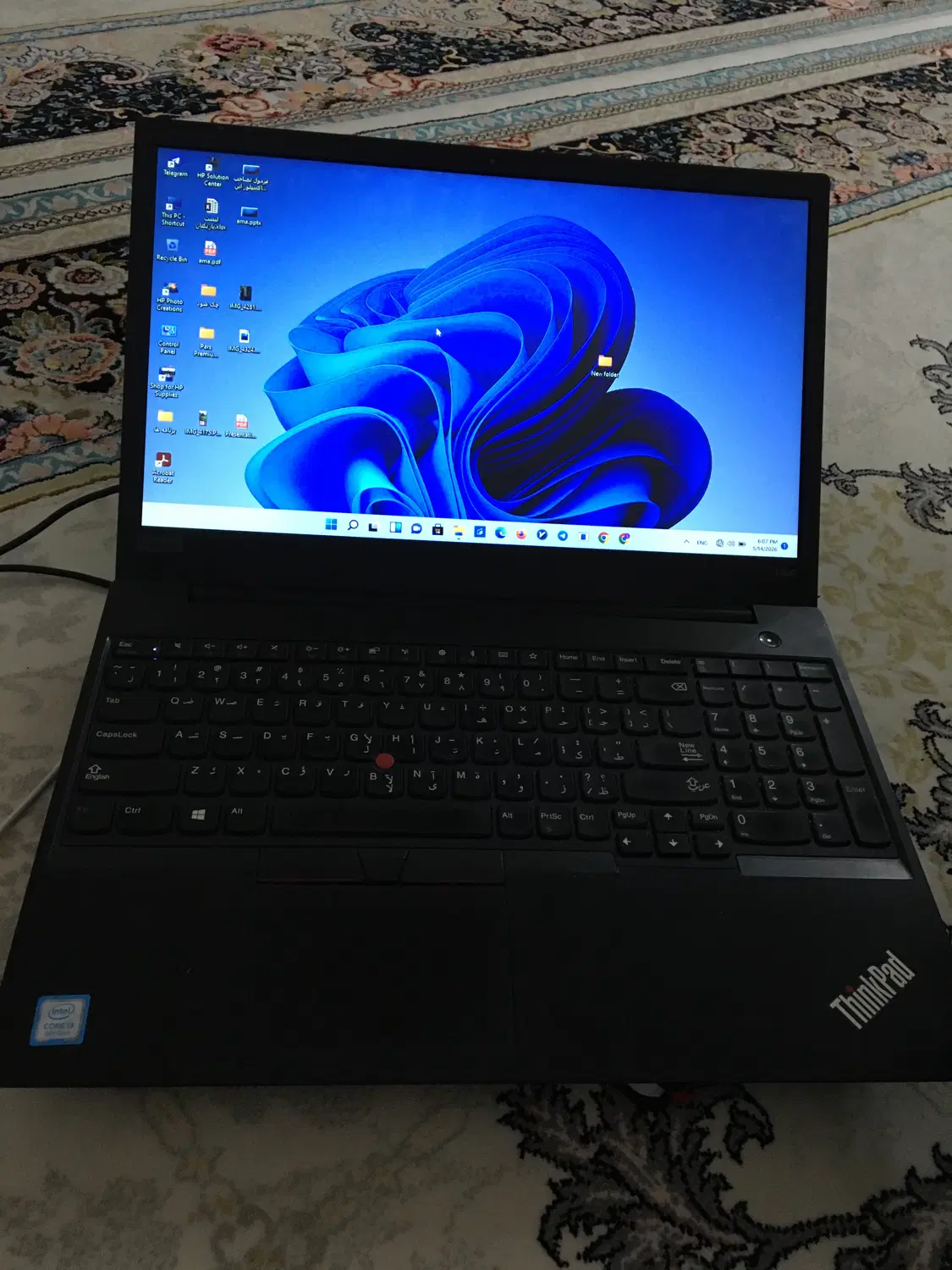 لپتاپ قدرتمند lenovo e580|رایانه همراه|هشتگرد, شهرک وحدت|دیوار