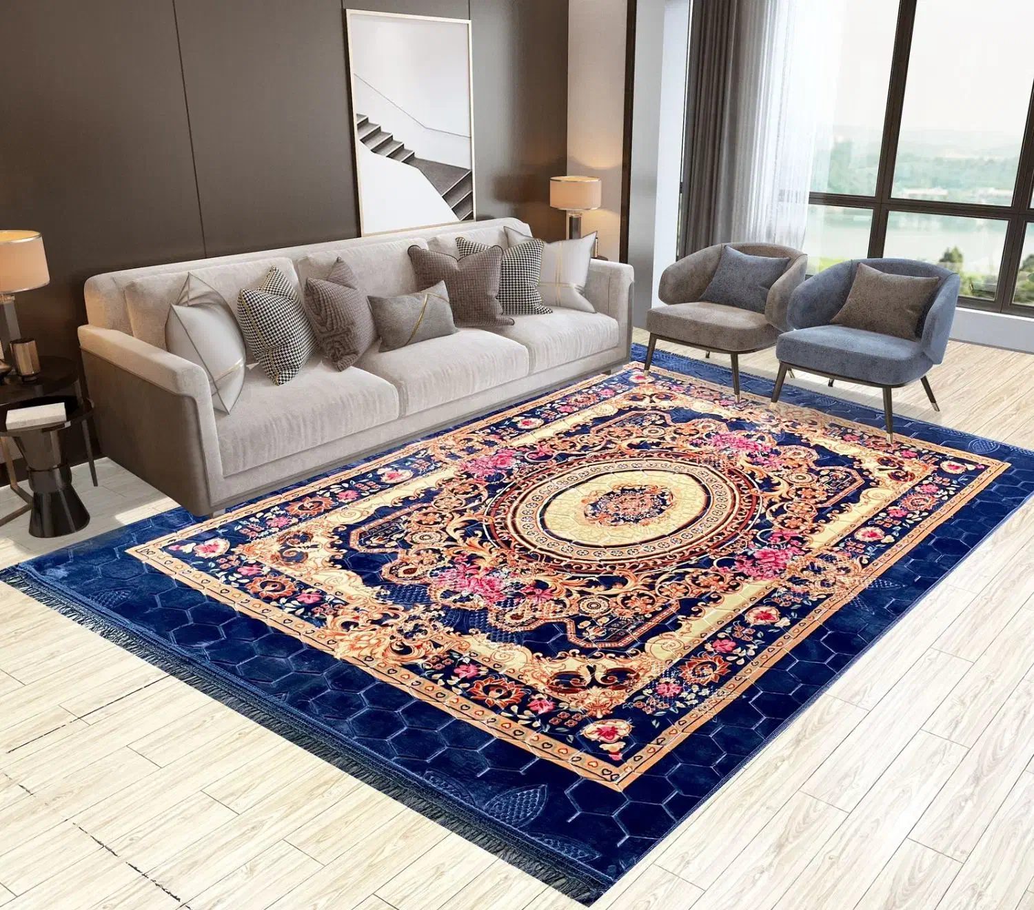 پتو فرش ۶ متری مارک ترولاو|فرش|همدان, |دیوار