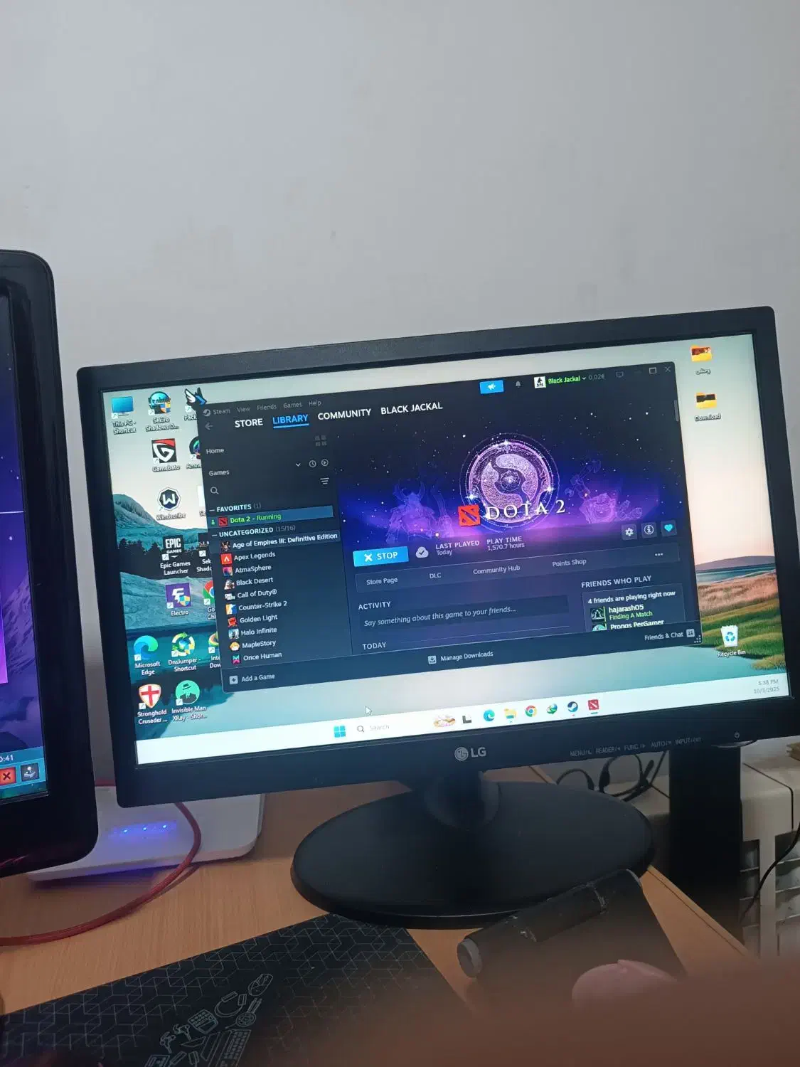 مانیتور 19 ال جی کاملا سالم با پورت hdmi|قطعات و لوازم جانبی رایانه|لاهیجان, یحی آباد|دیوار