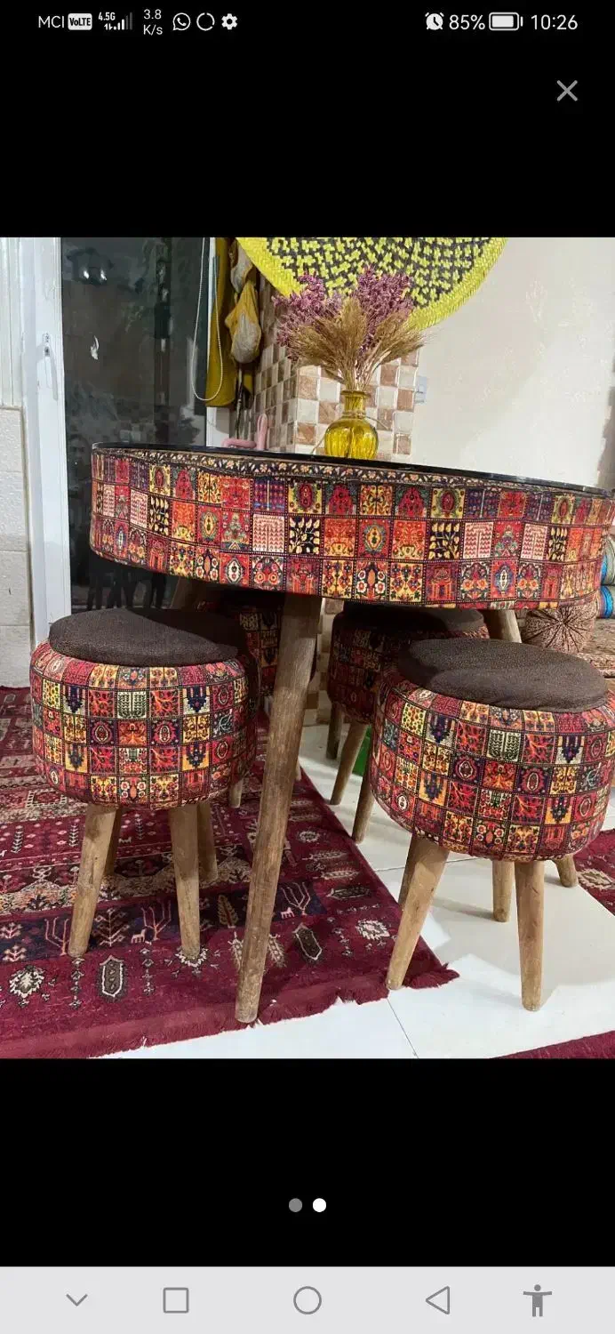 میز نهار خوری|میز و صندلی غذاخوری|آبیک, |دیوار