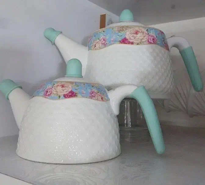 کتری قوری چینی نو|قوری، کتری، قهوه‌ساز دستی|ری, شهادت|دیوار