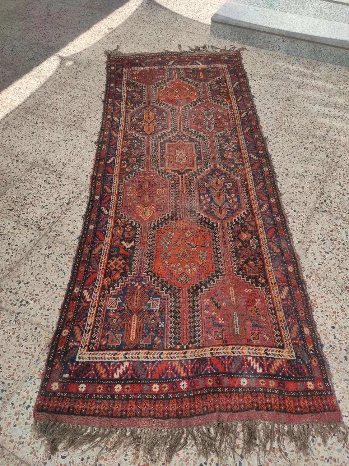 فرش دستبافت باقدمت بالا|فرش|شیراز, قلات|دیوار