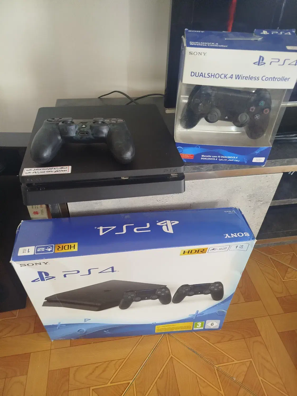 فروش دستگاه PS4 اسلیم 1 ترا|کنسول، بازی ویدئویی و آنلاین|پردیس, فاز ۲|دیوار