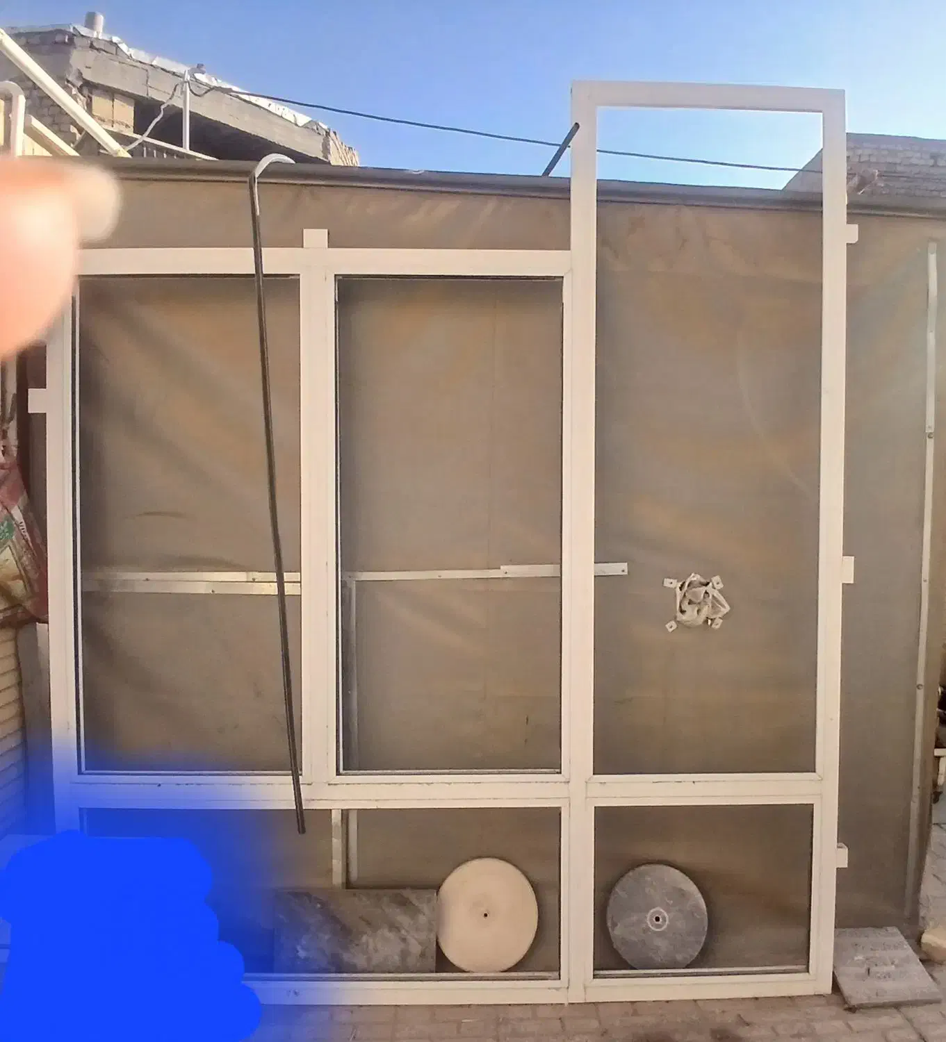 درو پنجره الومینیوم اکرول|مصالح و تجهیزات ساختمان|فلاورجان, |دیوار