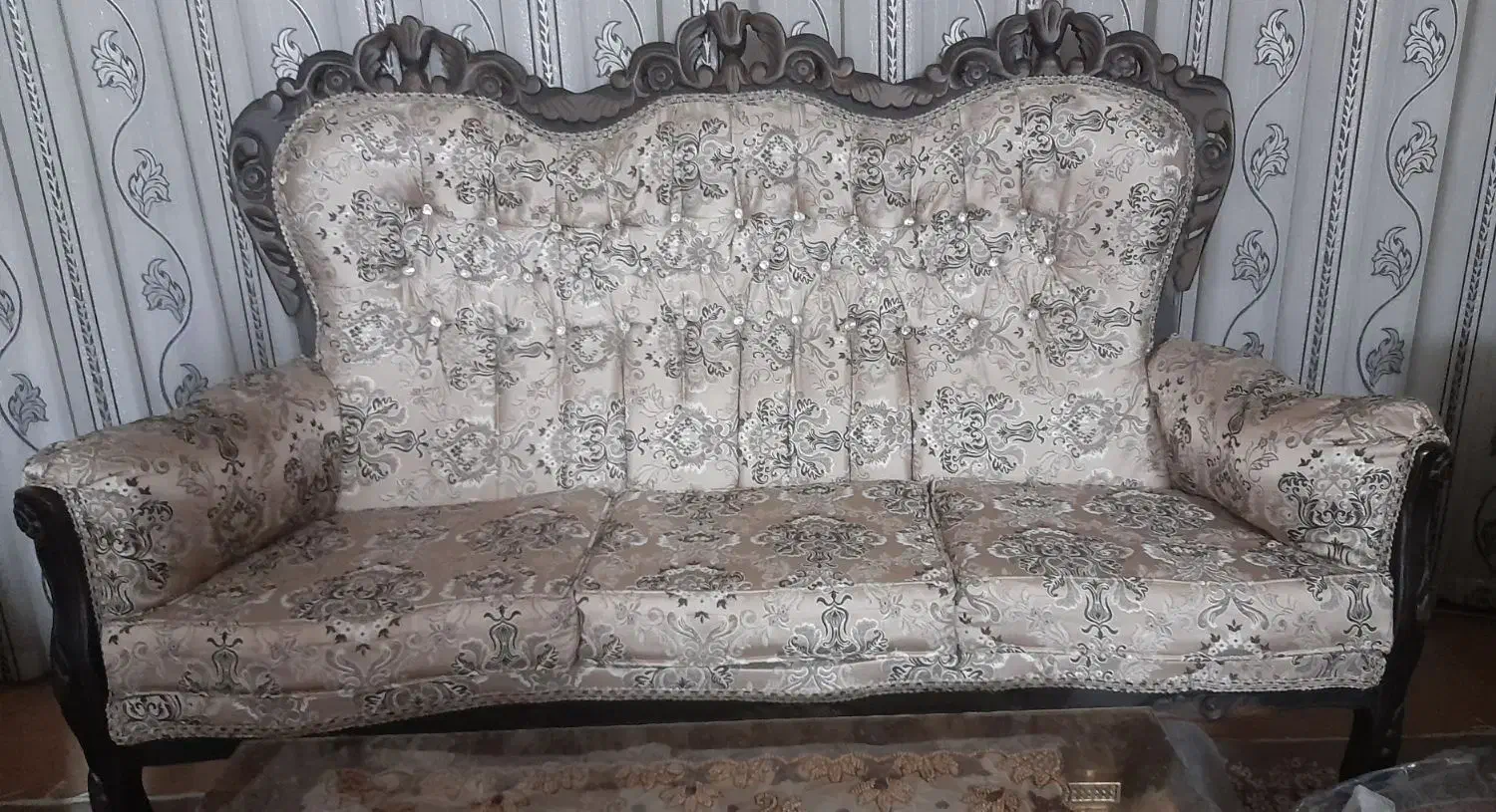 مبل استیل ۹ نفره|مبلمان خانگی و میز عسلی|قم, شهرک توانیر|دیوار