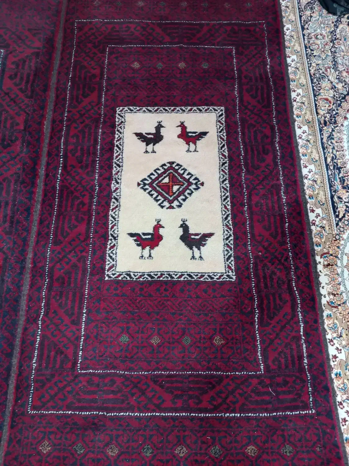 قالیچه دست بافت|فرش|قائن, |دیوار