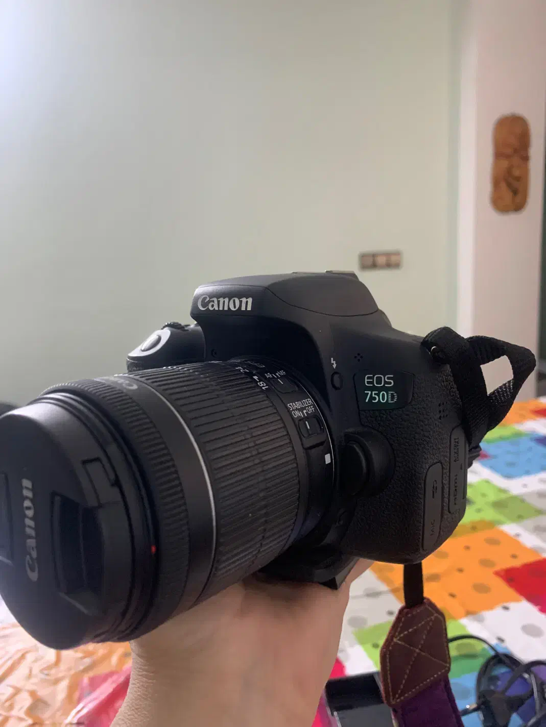 دوربین عکاسی کنون 750d، کاملا نو|دوربین عکاسی و فیلم‌برداری|تهران, شهرک غرب|دیوار