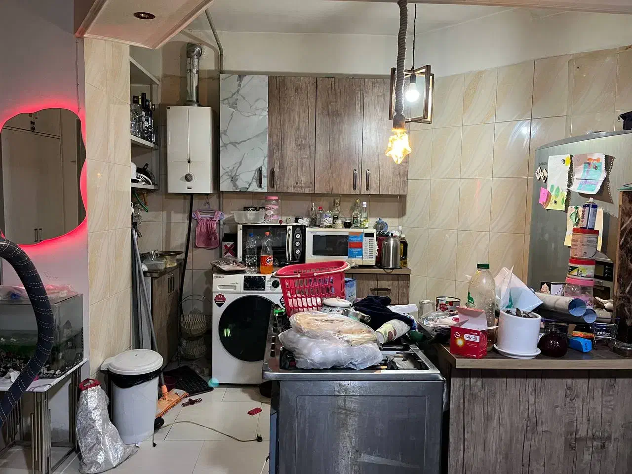 نصب برچسب کابینت|خدمات پیشه و مهارت|اندیشه, اندیشه فاز ۳|دیوار