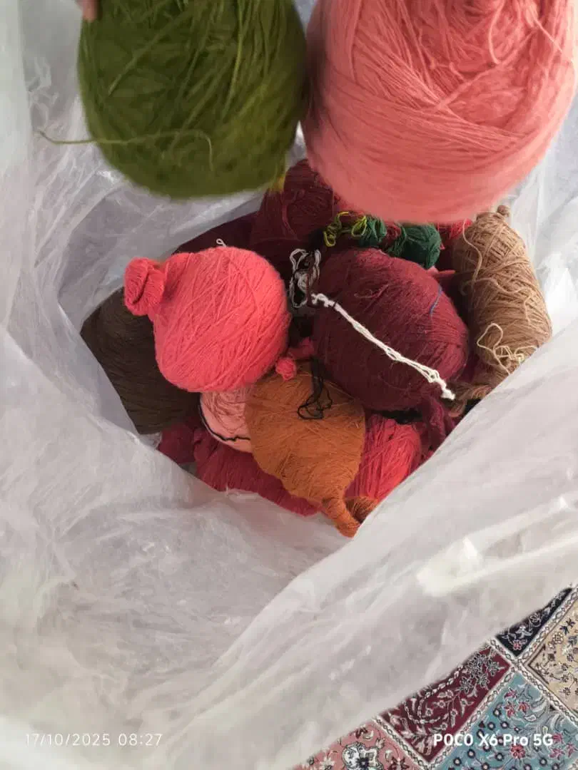 خومه شسته شده گندله شده وآماده|لوازم خیاطی و بافتنی|لاران, |دیوار