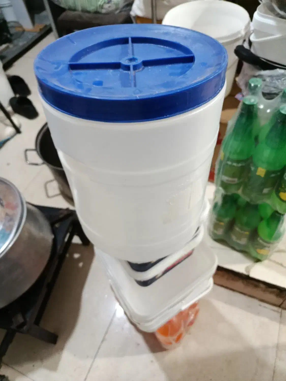 فروش دبه پنیر|ظروف نگهدارنده، پلاستیکی، یک‌بارمصرف|خرم‌آباد, |دیوار