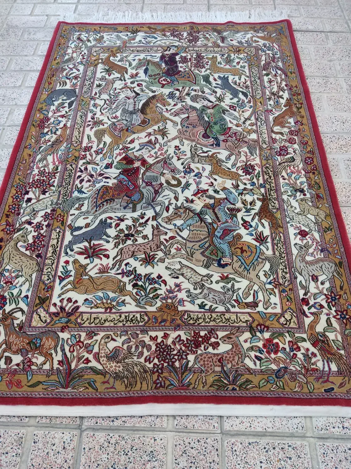 فرش دستبافت قم|فرش|ورامین, ورامین|دیوار