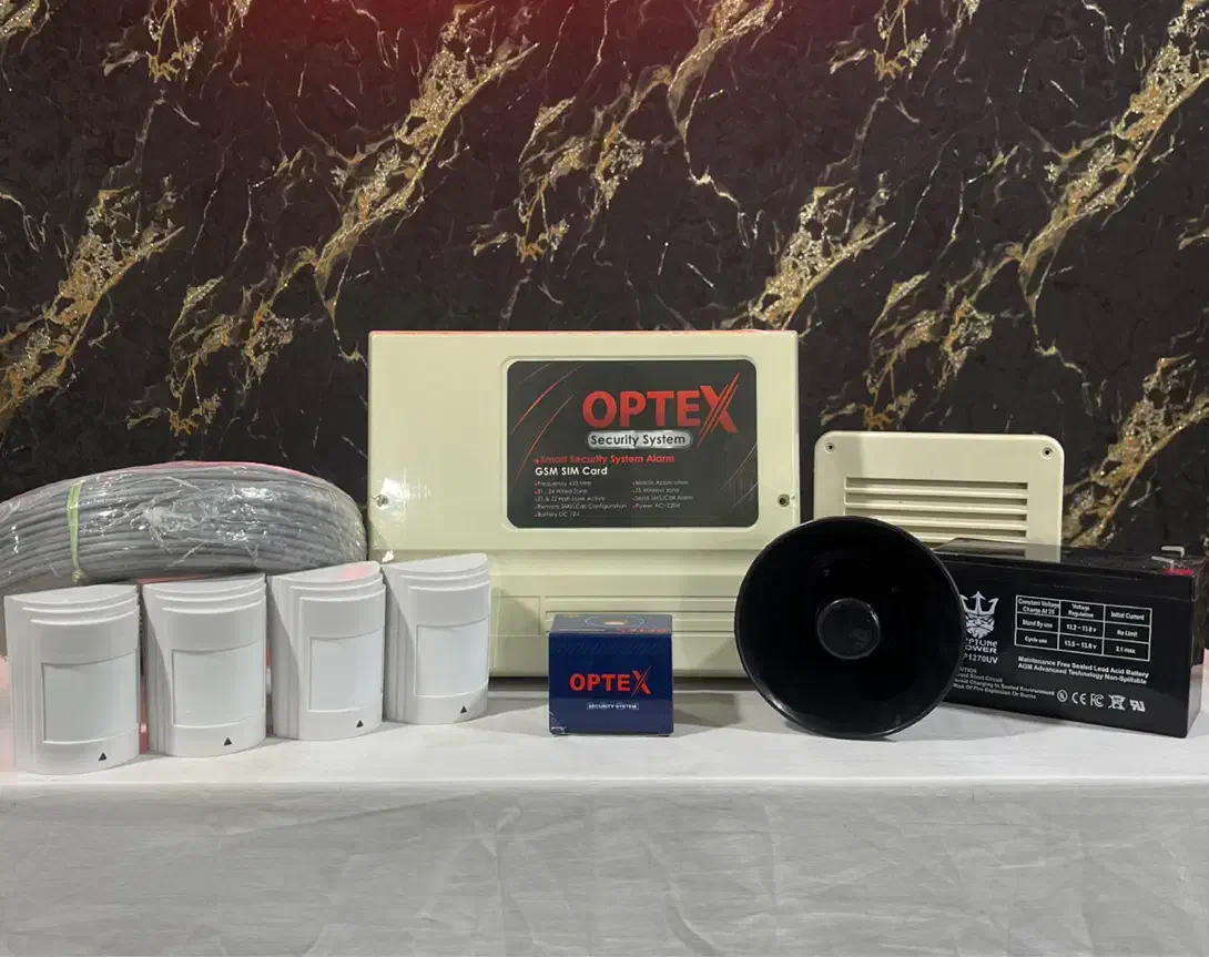 پک کامل دزدگیراماکن همراه باتری اضطراری وکابل|دوربین مداربسته|تالش, تالش|دیوار