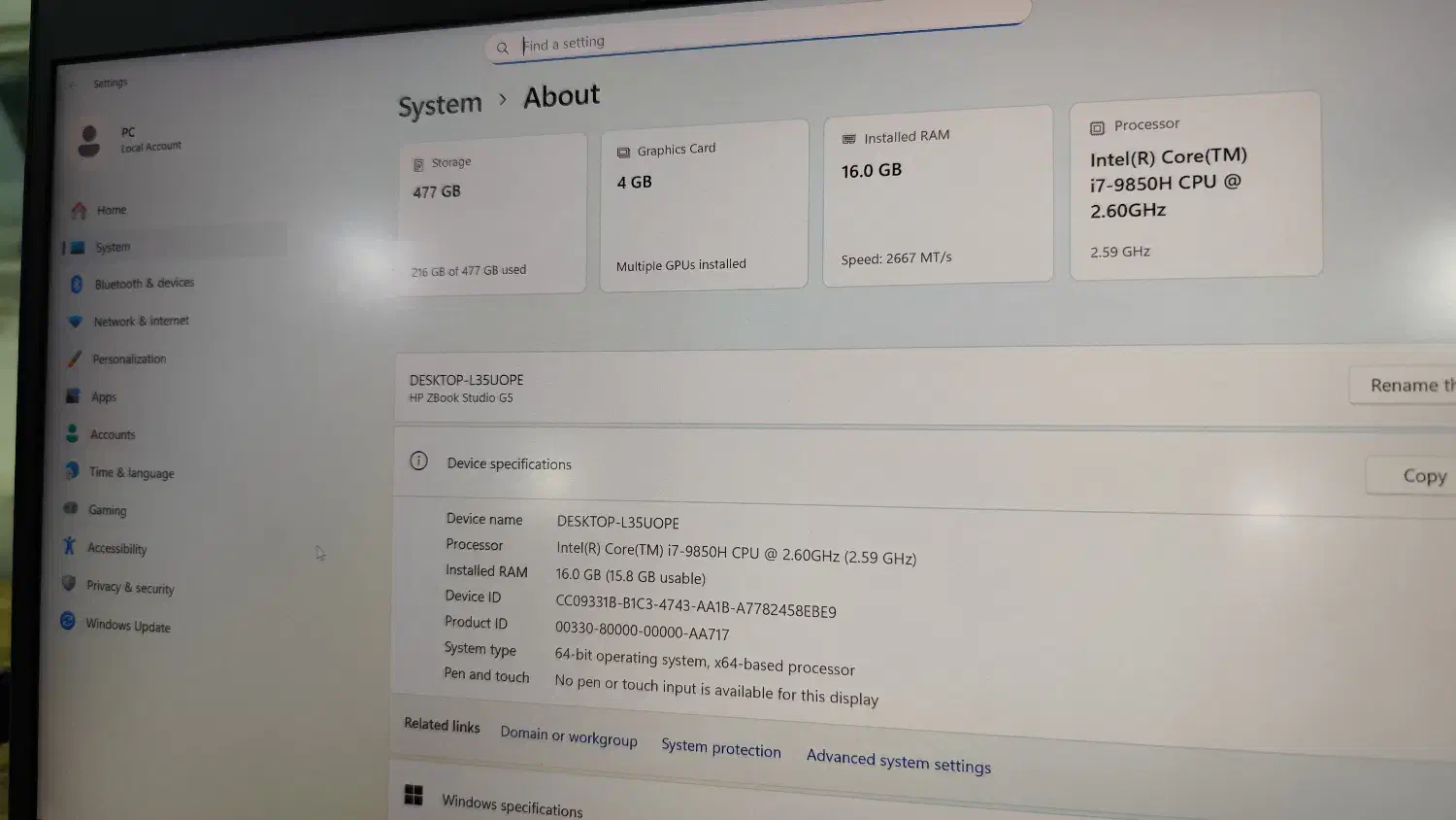 لبتاب hp zbook درحد نو|رایانه همراه|یزد, |دیوار