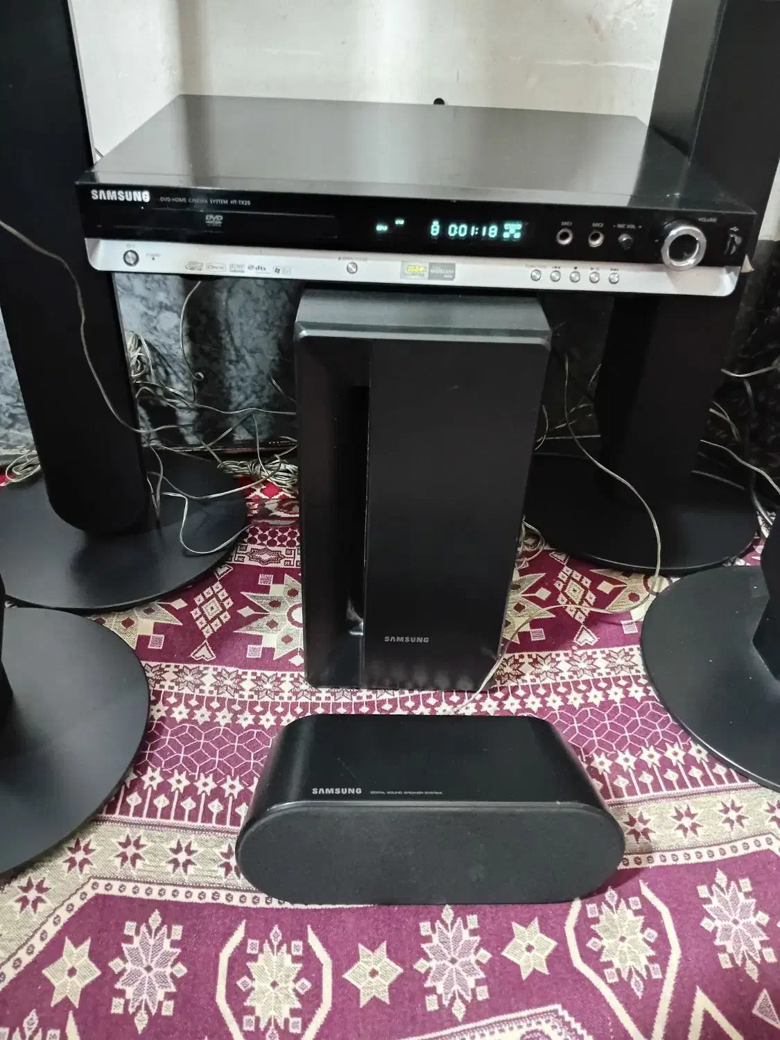 سینماخانوادهtx25 ۷تکه ۸۰۰وات|سیستم صوتی خانگی|زاهدان, |دیوار