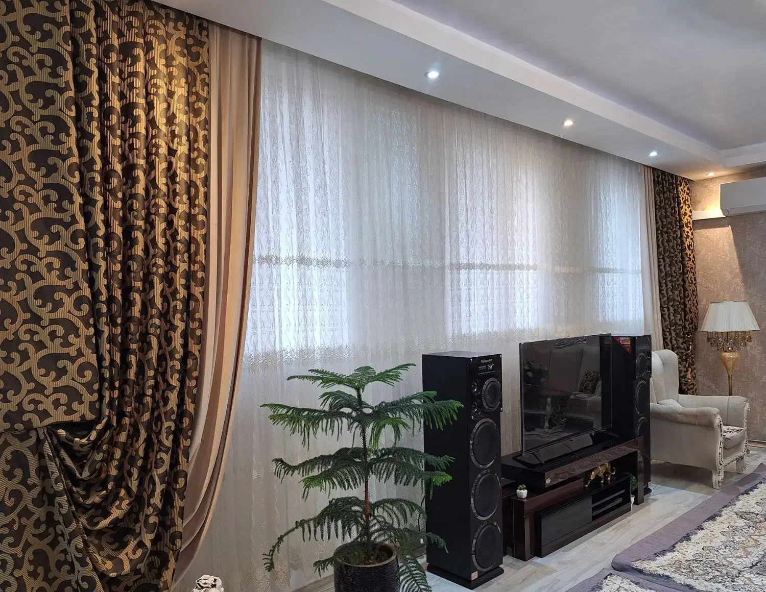 شال پرده|پرده، رانر، رومیزی|خوی, |دیوار