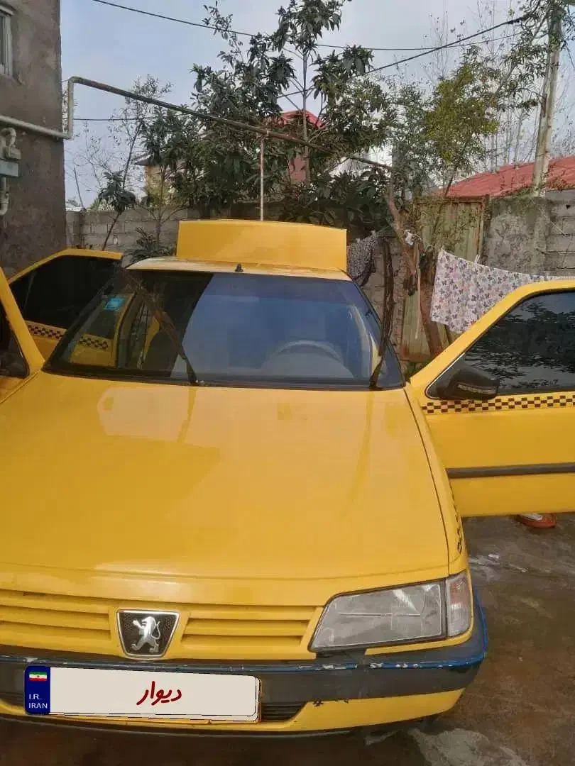 پژو تاکسی  دوگانه سوز کارخانه  مدل 96|خودرو سواری و وانت|کوچصفهان, |دیوار