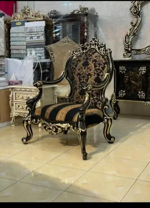 مبل چوبی منبت دار|مبلمان خانگی و میز عسلی|تهران, یافت آباد شمالی|دیوار