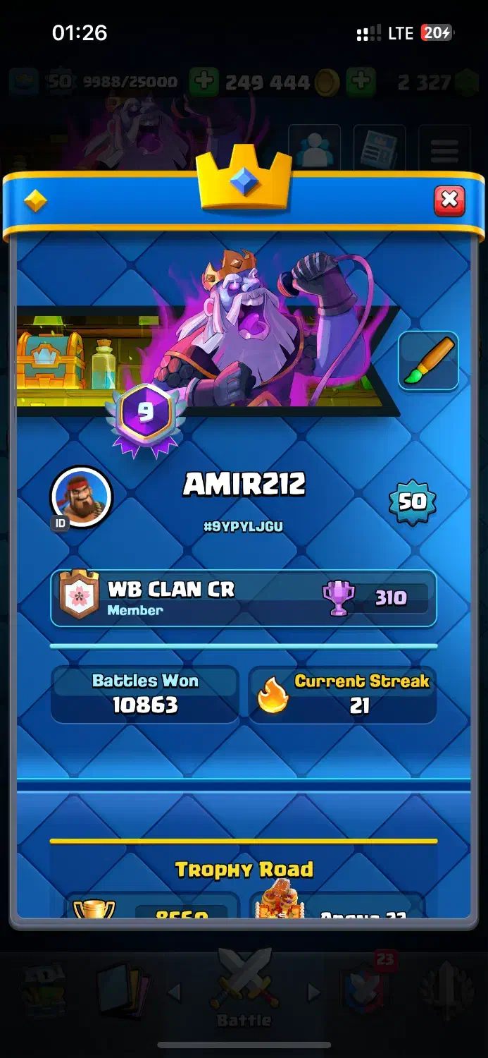 اکانت کلش رویال|کنسول، بازی ویدئویی و آنلاین|کرج, کوی کارمندان شمالی|دیوار