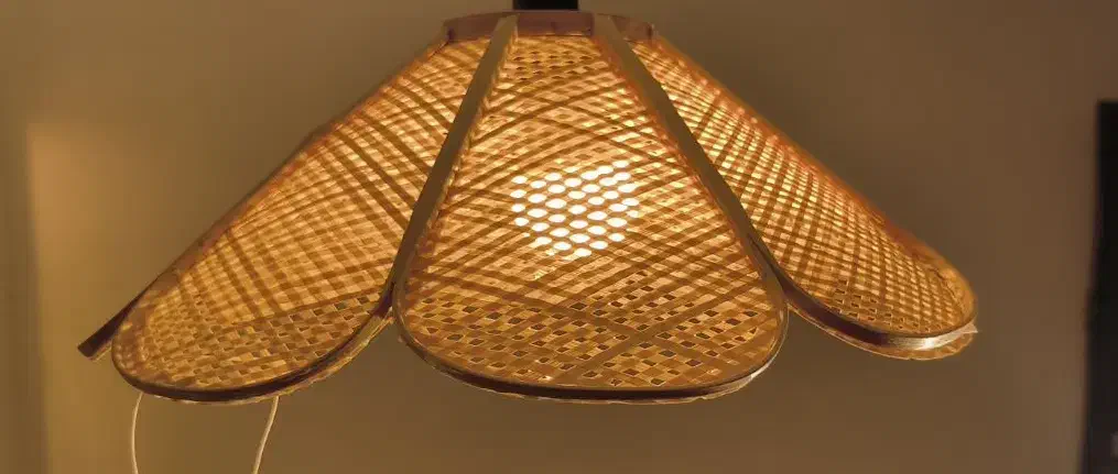 لوستر بامبو اصل|لوستر و چراغ آویز|پردیس, فاز ۱|دیوار