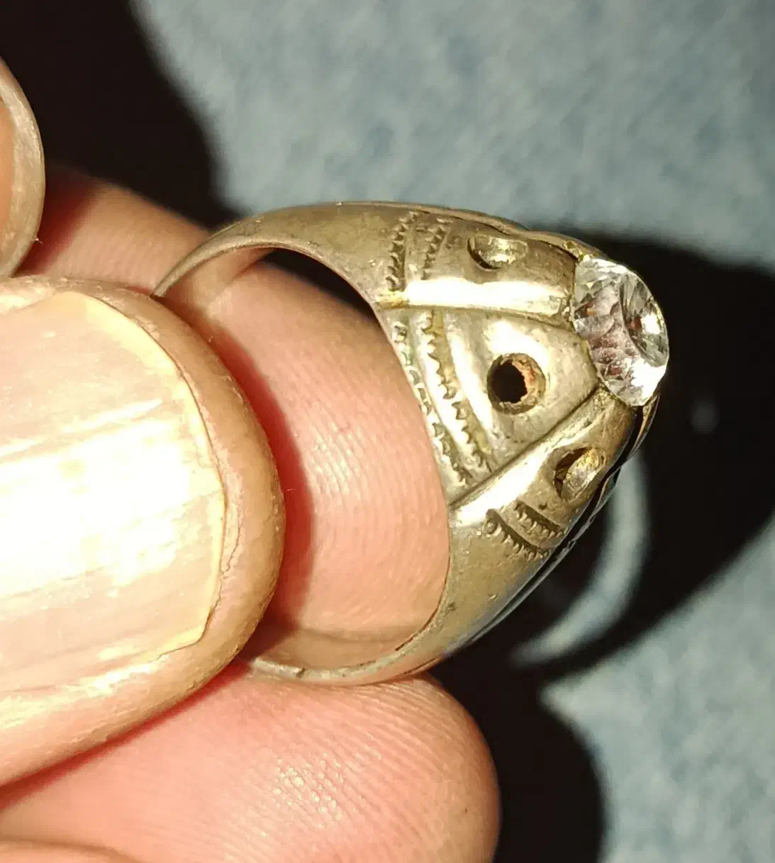 انگشتر نقره کهنه.رکاب دستسازسنگین.فروش یکجا|جواهرات|تهران, تهرانپارس غربی|دیوار