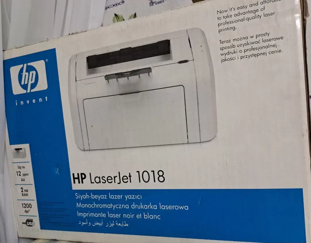فروش پرینتر hp لیزر  Jet1018|پرینتر، اسکنر، کپی، فکس|تهران, جی|دیوار