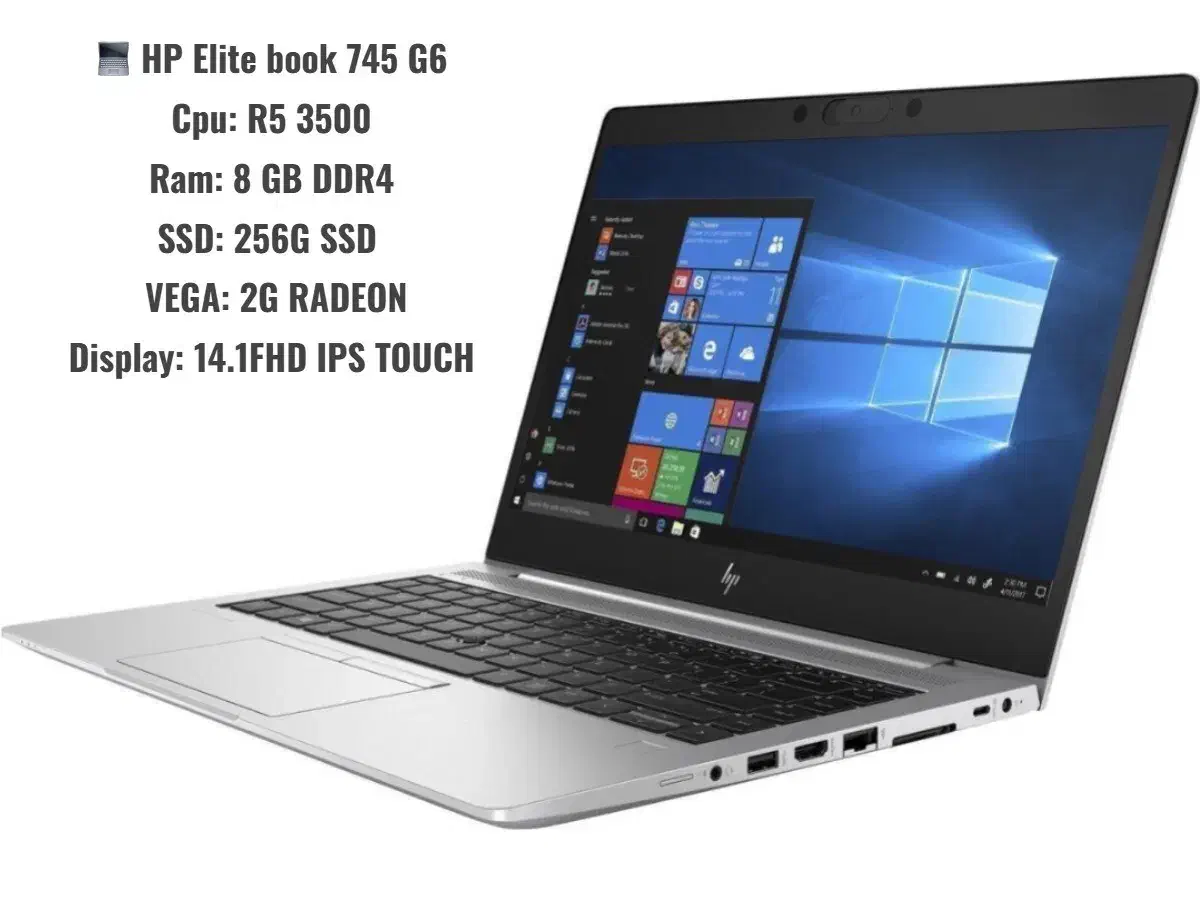لپتاپ اچ پی HP Elite book 745 G6|رایانه همراه|تهران, میدان ولیعصر|دیوار
