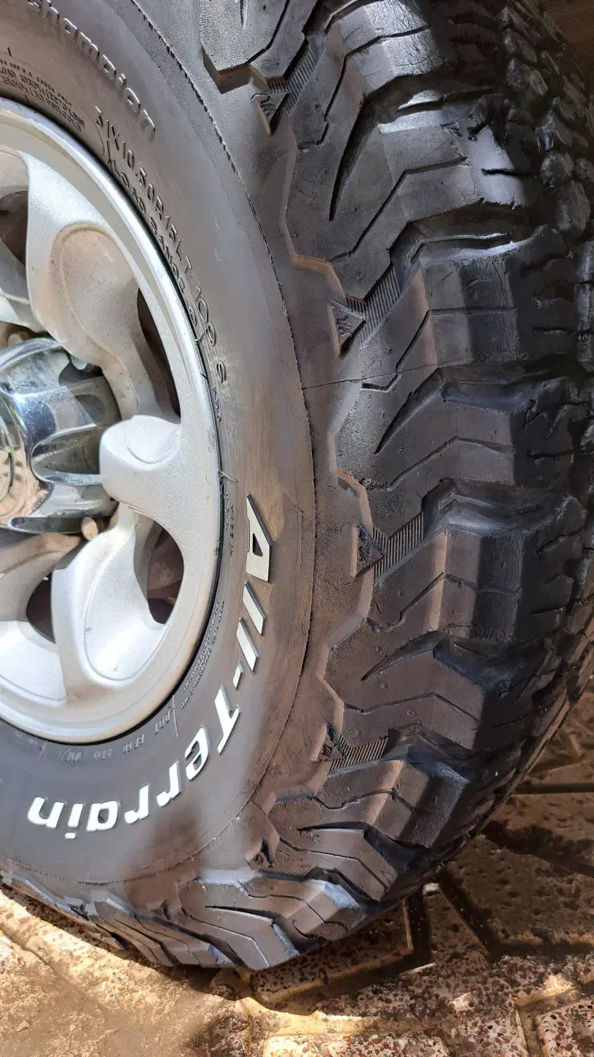 لاستیک افرود بی اف گودریچ BFGoodrich31/10.5/15|قطعات یدکی و لوازم جانبی|مشهد, گوهرشاد|دیوار