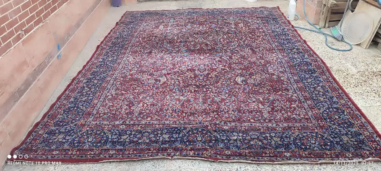 یک تخته فرش|فرش|کاشان, کارگر|دیوار