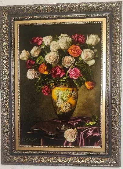 تابلو فرش گل|تابلو فرش|تهران, جوادیه|دیوار