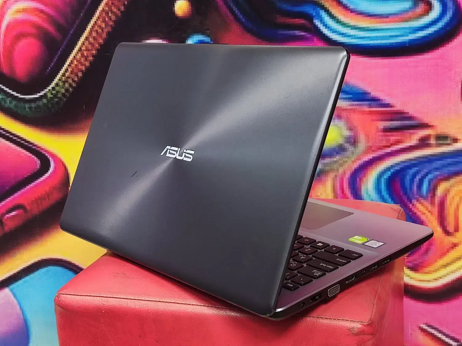 لپ‌تاپ ایسوس i7 نسل هشت گرافیک ۴ قدرتمند از دم قسط|رایانه همراه|مشهد, چهنو|دیوار