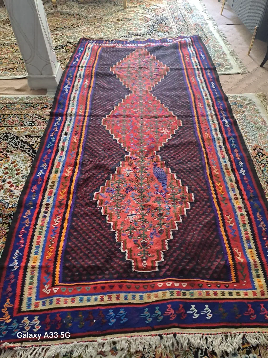 چایدان گلیم دستباف چراغ علاالدین پلنگ اهو عروسکی|ظروف سرو و پذیرایی|قم, باسکول|دیوار