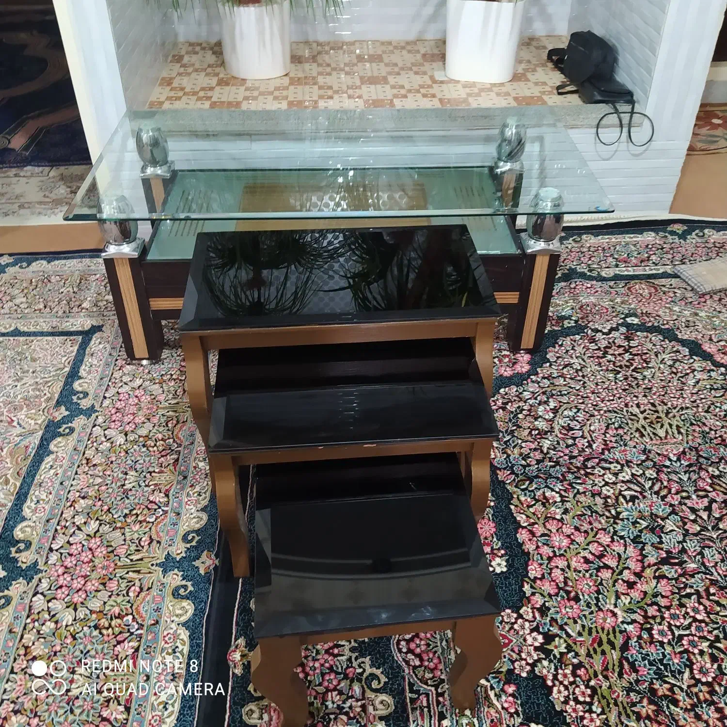 میز عسلی 4تیکه|مبلمان خانگی و میز عسلی|همدان, |دیوار