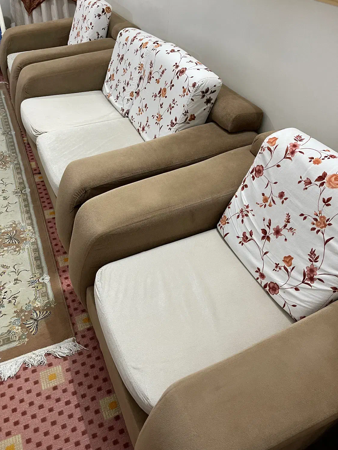 مبلمان راحتی ۷ نفره|مبلمان خانگی و میز عسلی|خلخال, |دیوار